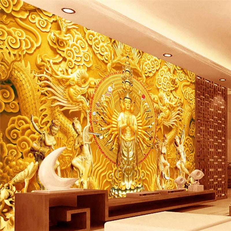 golden temple wallpaper 3d