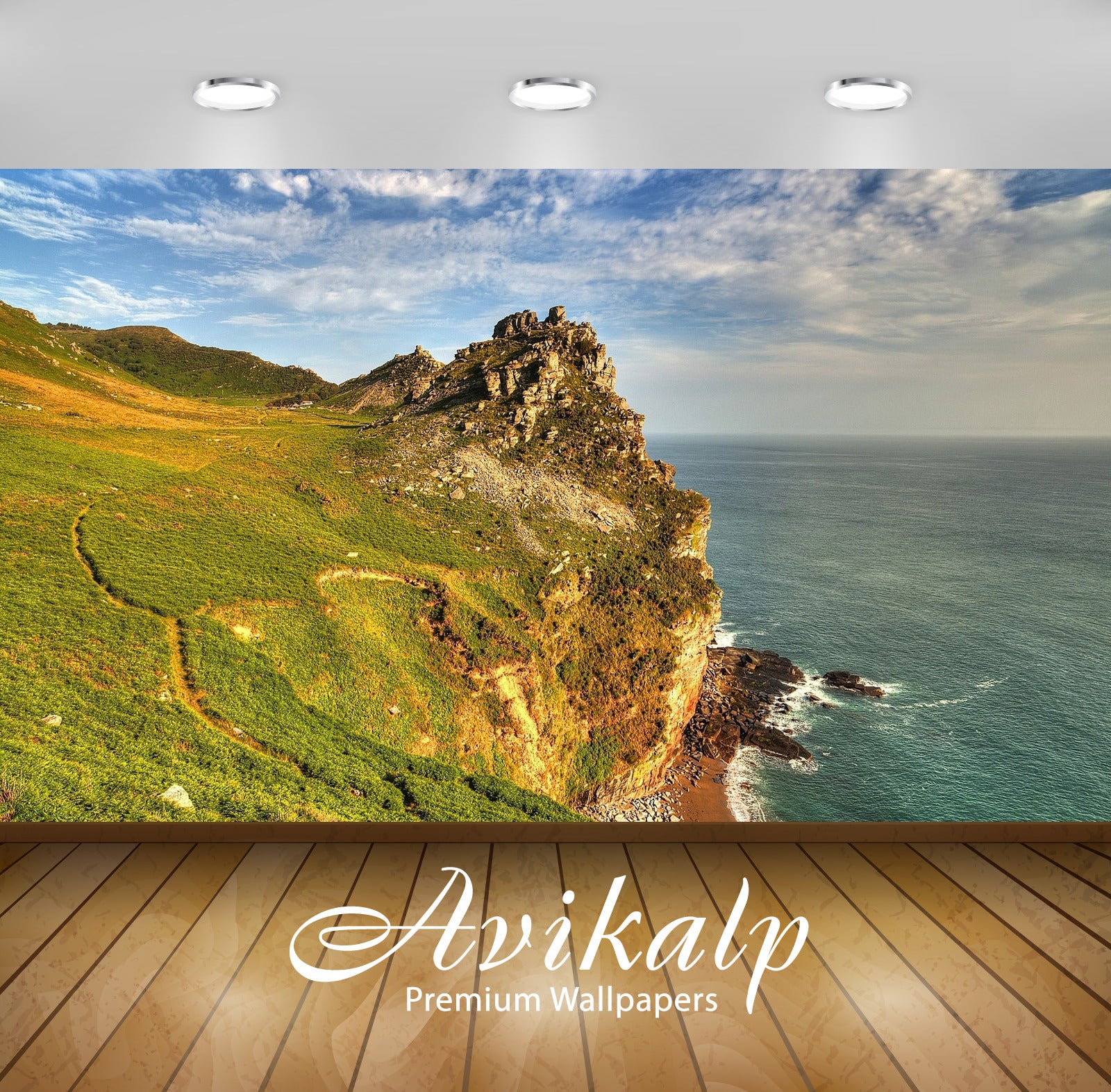 Avikalp Exclusive Awi7354 Valley Of The Rocks On A Sunny Day Nature HD –  Avikalp International - 3D Wallpapers