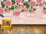 Avikalp Exclusive AVZ0414 Hand Drawn Floral Tv Background Wall HD 3D Wallpaper