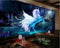 Avikalp Exclusive AWZ0119 Fantasy Horse Blue Artistic Modern HD 3D Wallpaper