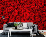 Avikalp Exclusive AWZ0138 Red Roses 3d Effect Bouquet HD 3D Wallpaper