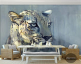 Avikalp Exclusive AWZ0191 Wallpaper 3d Leopard Close Up Animal Wallpaper Living Room Bedroom Interior HD 3D Wallpaper