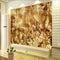 Avikalp Exclusive AWZ0198 3d Wallpaper Murals Wall Stickers Three Dimensional Wood Carving Lotus HD 3D Wallpaper