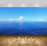 Avikalp Exclusive Calm Ocean AWI1099 HD Wallpapers for Living room, Hall, Kids Room, Kitchen, TV Bac