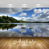 Avikalp Exclusive Scenery Lake Climate AWI1189 HD Wallpapers for Living room, Hall, Kids Room, Kitch