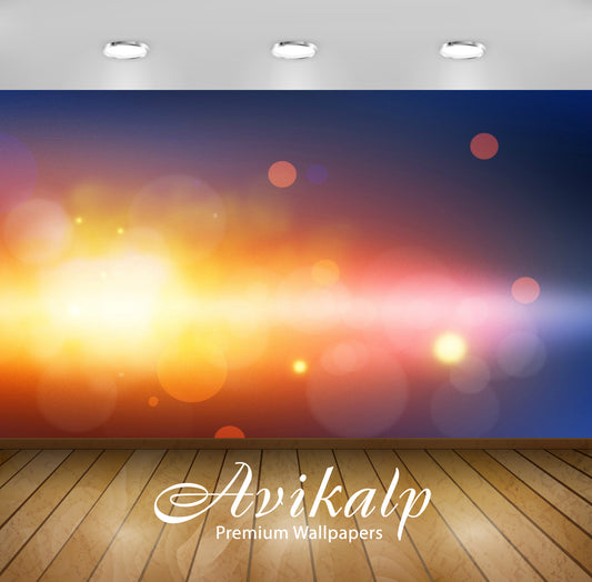 Avikalp Exclusive Awi1434 Color Bokeh Full HD Wallpapers for Living room, Hall, Kids Room, Kitchen,