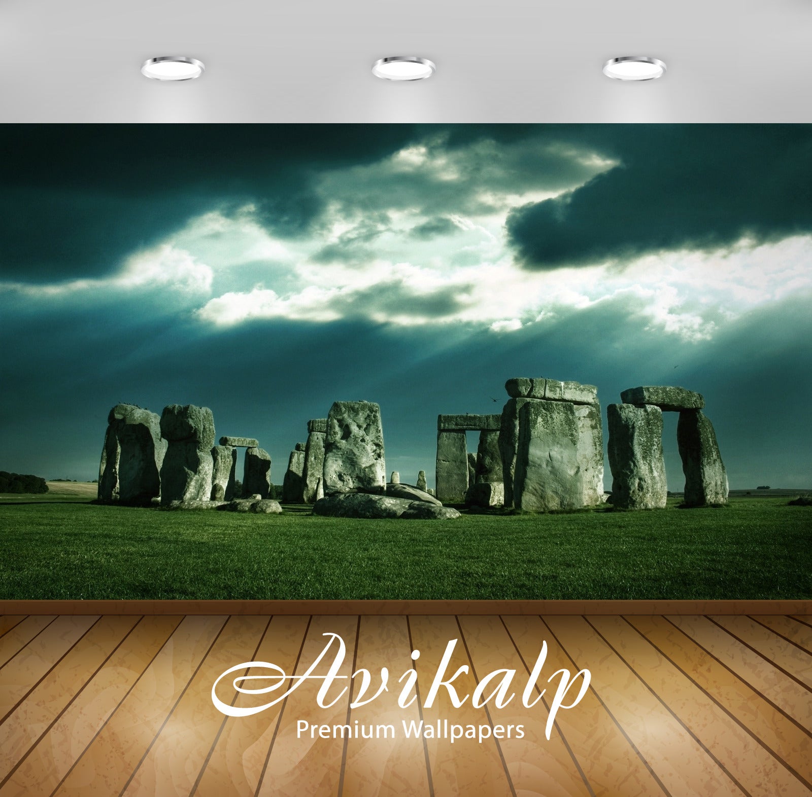 Avikalp Exclusive Awi1444 Stonehenge Full HD Wallpapers for Living room, Hall, Kids Room, Kitchen, T