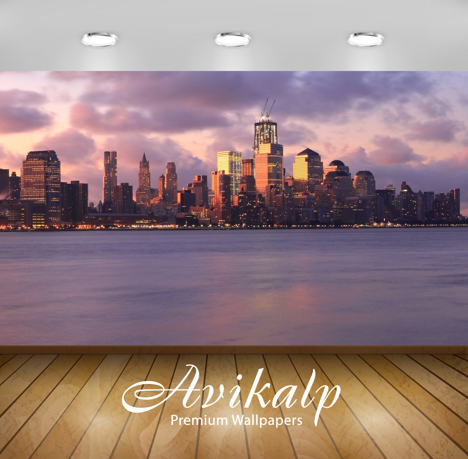 Avikalp Exclusive Awi1578 New York City Full HD Wallpapers for Living room, Hall, Kids Room, Kitchen