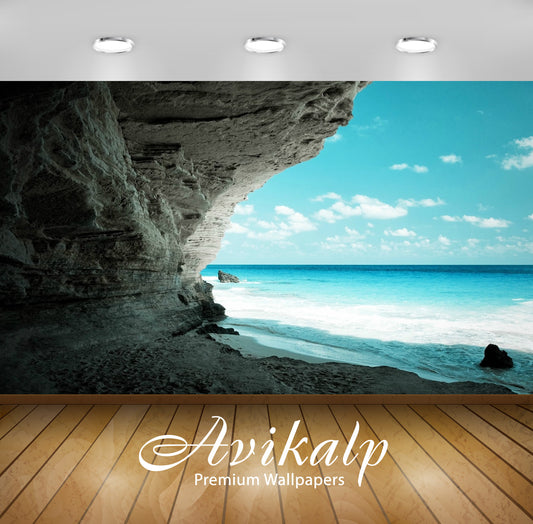 Avikalp Exclusive Awi1587 Beautiful Sea Shore Full HD Wallpapers for Living room, Hall, Kids Room, K