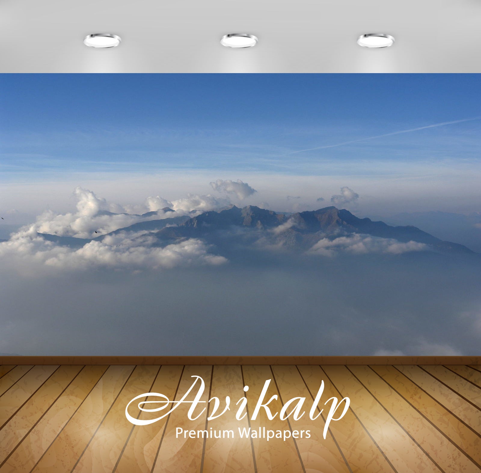 Avikalp Exclusive Awi1588 Beautiful Clouds Full HD Wallpapers for Living room, Hall, Kids Room, Kitc