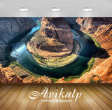 Avikalp Exclusive Awi1667 Horseshoe Bend Colorado River Full HD Wallpapers for Living room, Hall, Ki