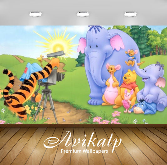 Avikalp Exclusive Awi2170 Tigger Shooting Heffalumps Winnie The Pooh Disney  Full HD Wallpapers for