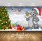 Avikalp Exclusive Awi2173 Tom And Jerry Winter Tails Christmas Tree Santa Claus Gifts  Full HD Wallp