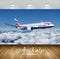 Avikalp Exclusive Awi2453 Boeing 777 British Airways Aircraft Full HD Wallpapers for Living room, Ha