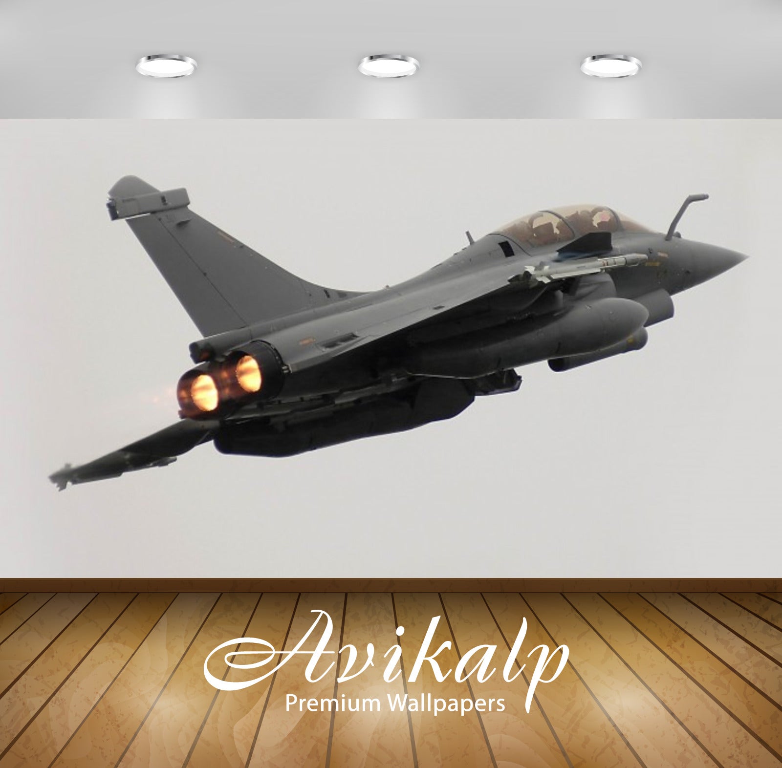 Avikalp Exclusive Awi2548 Dassault Rafale 03 Military Aircraft Full HD Wallpapers for Living room, H