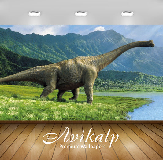 Avikalp Exclusive Awi2554 Dinosaur Full HD Wallpapers for Living room, Hall, Kids Room, Kitchen, TV