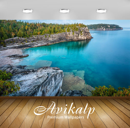 Avikalp Exclusive Awi2731 Indian Head Cove Bruce Peninsula National Park Ontario Full HD Wallpapers