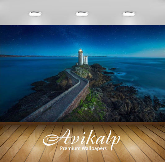 Avikalp Exclusive Awi2795 Lighthouse Of The Petit Minou Monument In Plouzan&sbquo; France Full HD Wallpa