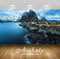 Avikalp Exclusive Awi2802 Lofoten Village Coast Norway Winter Mountains Snow Peaks Sea Clouds Landsc