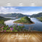 Avikalp Exclusive Awi2955 Rocky Coast Lilac River Green Mountains Surrounded By Water Sky Clouds Lan