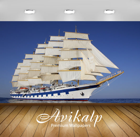 Avikalp Exclusive Awi2961 Royal Clipper Vollzeugin Fahrt Full HD Wallpapers for Living room, Hall, K