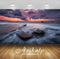 Avikalp Exclusive Awi2990 Sea Coast With Rocks Waves Dark Sky With Clouds Red Sunset Full HD Wallpap