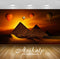 Avikalp Exclusive Awi3075 Sunset Desert Pyramids Balloons Full HD Wallpapers for Living room, Hall,