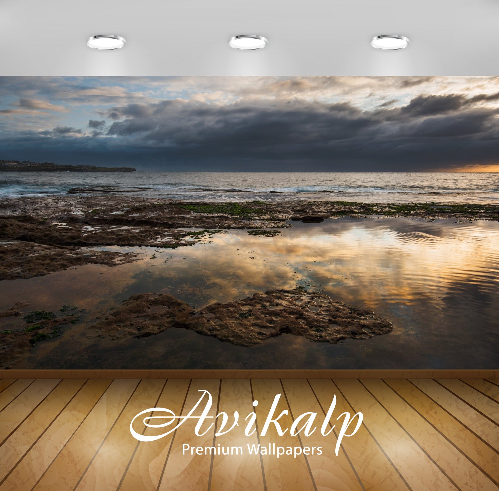 Avikalp Exclusive Premium seascape HD Wallpapers for Living room, Hall, Kids Room, Kitchen, TV Backg