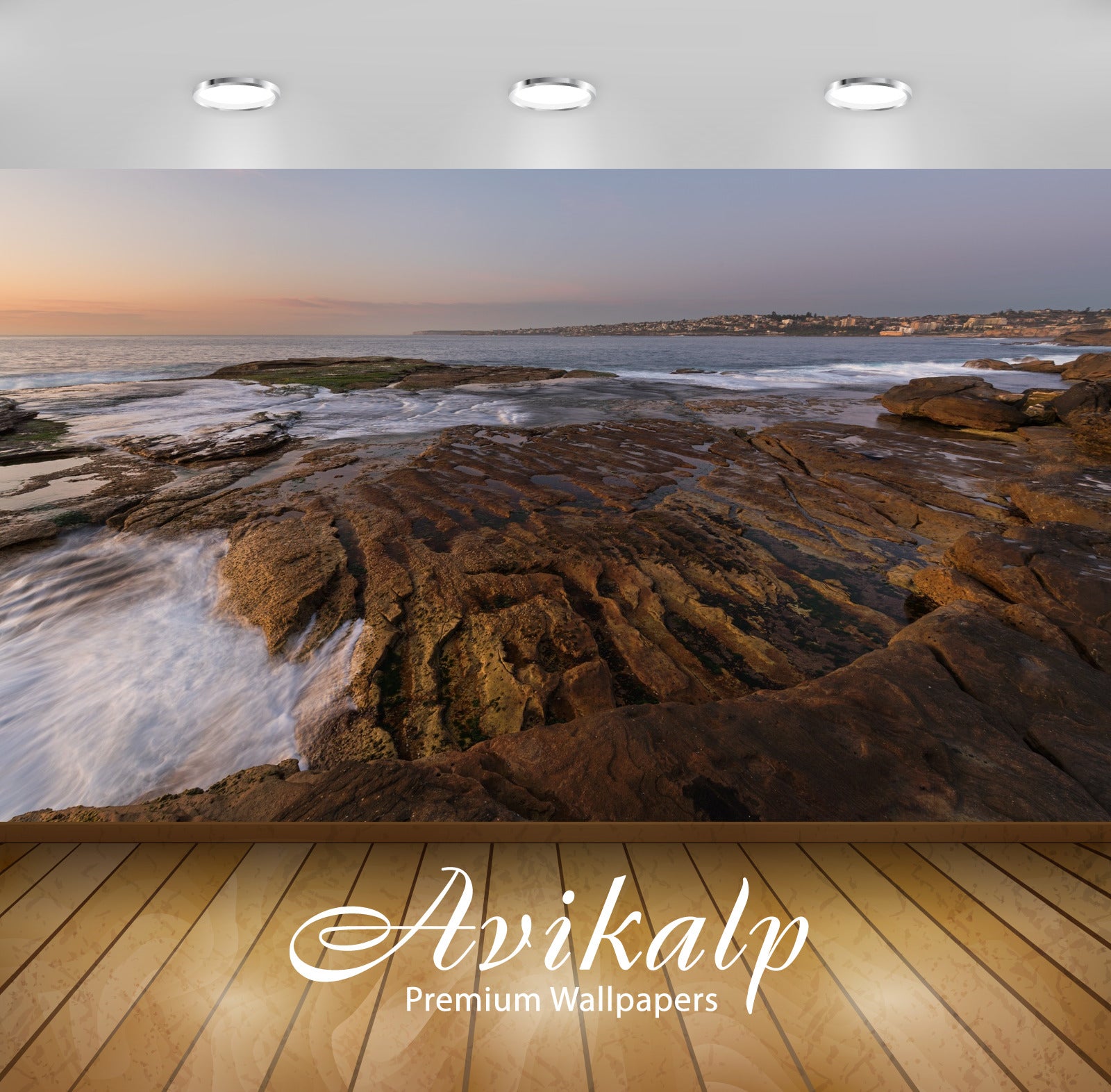 Avikalp Exclusive Premium seascape HD Wallpapers for Living room, Hall, Kids Room, Kitchen, TV Backg