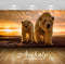 Avikalp Exclusive Awi3212 White Polar Bears Par Crbeni Clouds Sunset Full HD Wallpapers for Living r