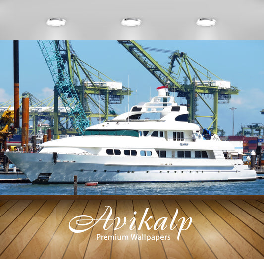 Avikalp Exclusive Premium ship HD Wallpapers for Living room, Hall, Kids Room, Kitchen, TV Backgroun