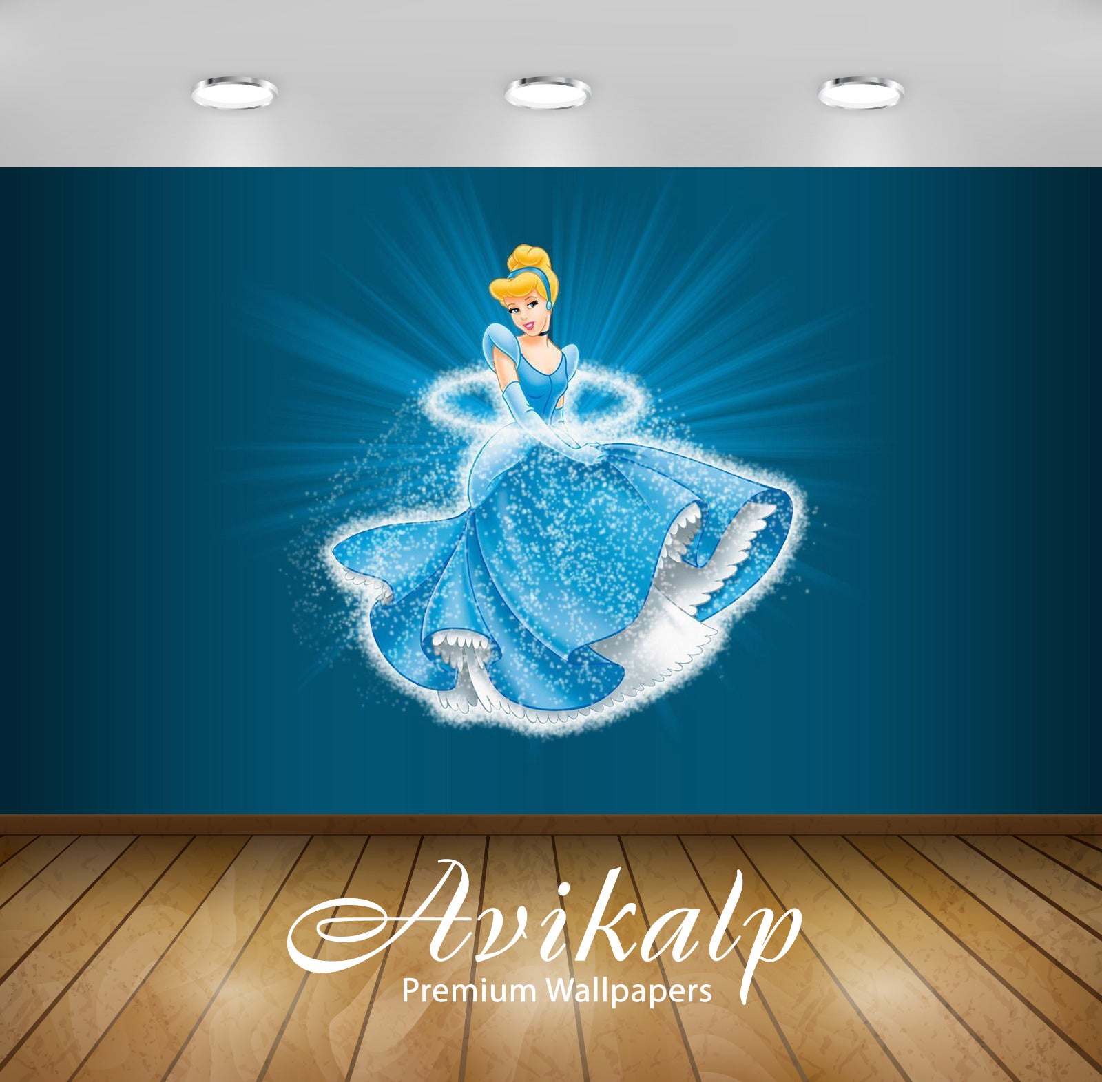 Avikalp Exclusive Awi3342 Princess Dancing Pretty Full HD Wallpapers for Living room, Hall, Kids Roo