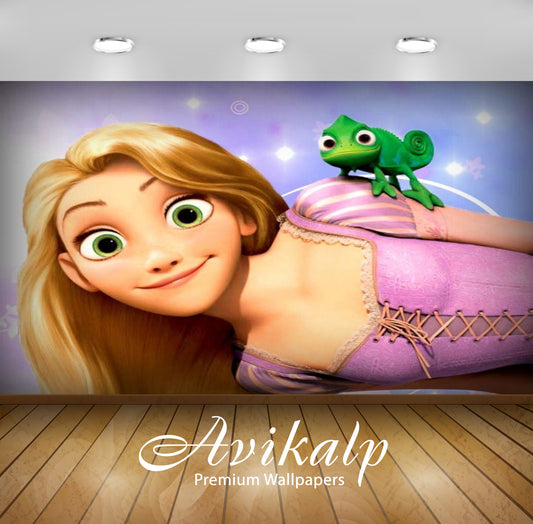 Avikalp Exclusive Awi3366 Rapunzel Kids Story Long Hair Girl Princess Full HD Wallpapers for Living