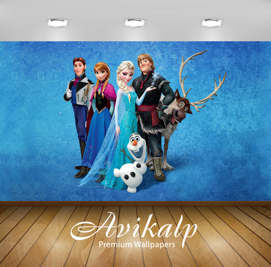 Avikalp Exclusive Awi3457 Frozen 25491 1920x1 Full HD Wallpapers for Living room, Hall, Kids Room, K