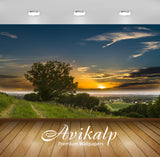 Avikalp Exclusive Premium sunset HD Wallpapers for Living room, Hall, Kids Room, Kitchen, TV Backgro