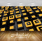 Avikalp Exclusive Awi3538 Black And Yellow Buttons Full HD Wallpapers for Living room, Hall, Kids Ro