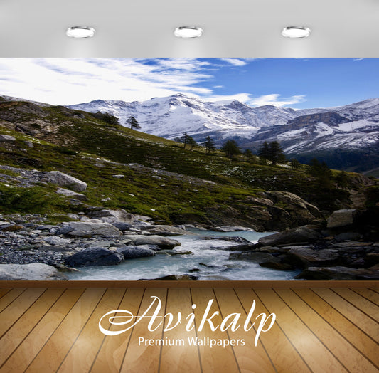 Avikalp Exclusive Premium switzerland HD Wallpapers for Living room, Hall, Kids Room, Kitchen, TV Ba