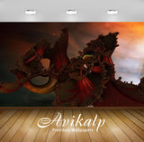 Avikalp Exclusive Awi3637 Fractal Design Full HD Wallpapers for Living room, Hall, Kids Room, Kitche