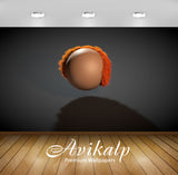 Avikalp Exclusive Awi3655 Furry Ball Full HD Wallpapers for Living room, Hall, Kids Room, Kitchen, T