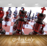 Avikalp Exclusive Awi3666 Glass Chess Set Full HD Wallpapers for Living room, Hall, Kids Room, Kitch