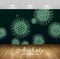 Avikalp Exclusive Awi3741 Green Germs Full HD Wallpapers for Living room, Hall, Kids Room, Kitchen,