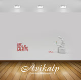 Avikalp Exclusive Awi3779 Love Is Creative Full HD Wallpapers for Living room, Hall, Kids Room, Kitc