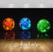 Avikalp Exclusive Awi3813 Missing Pieces From The Colorful Orbs Full HD Wallpapers for Living room,