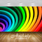 Avikalp Exclusive Awi3850 Rainbow Rings Full HD Wallpapers for Living room, Hall, Kids Room, Kitchen