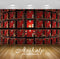 Avikalp Exclusive Awi3862 Red Metallic Cubes Full HD Wallpapers for Living room, Hall, Kids Room, Ki