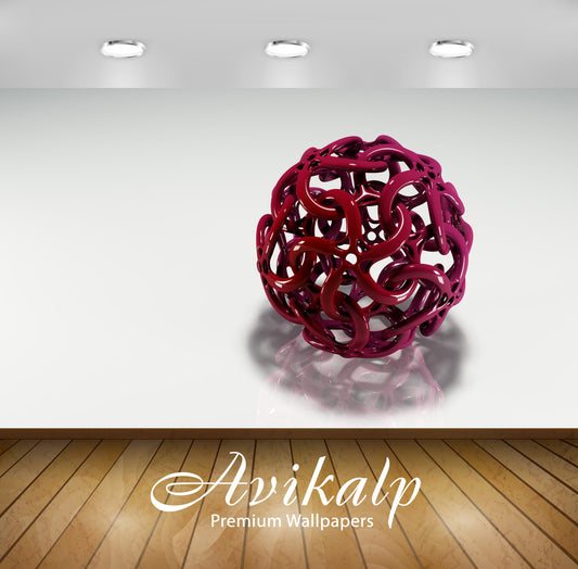 Avikalp Exclusive Awi3919 Sphere Full HD Wallpapers for Living room, Hall, Kids Room, Kitchen, TV Ba