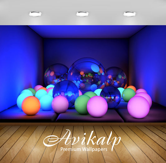 Avikalp Exclusive Awi3969 Spheres Reflecting Each Other Full HD Wallpapers for Living room, Hall, Ki