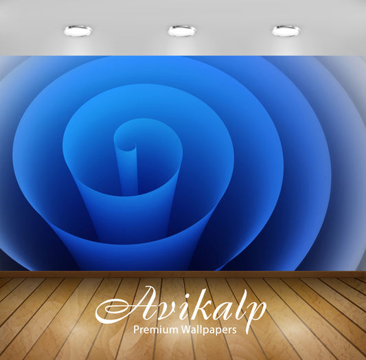 Avikalp Exclusive Awi3974 Spiral Full HD Wallpapers for Living room, Hall, Kids Room, Kitchen, TV Ba