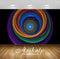 Avikalp Exclusive Awi4135 Colorful Circle Full HD Wallpapers for Living room, Hall, Kids Room, Kitch