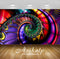 Avikalp Exclusive Awi4160 Colorful Fractal Shell Full HD Wallpapers for Living room, Hall, Kids Room